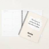 Beige cream inspirational quote 2026 planer (Anzeige)