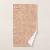Beige Cream Marble Terrazzo Textur Badhandtuch Set (Handtuch)
