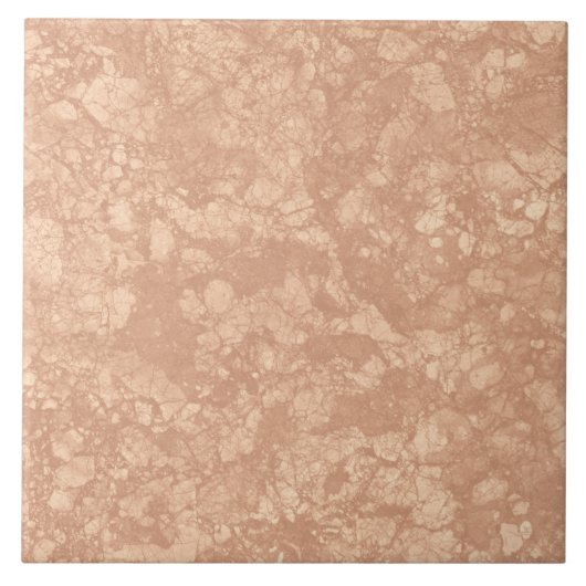 Beige Cream Marble Terrazzo Textur   Fliese (Vorderseite)