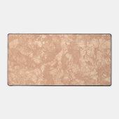 Beige Cream Marble Terrazzo Textur Schreibtischunterlage (Vorderseite)