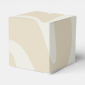 Beige Cream Simple Organic Pattern Classic Geschenkschachtel (Rückseite)