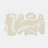 Beige Cream Simple Organic Pattern Gable Geschenkschachtel (Ungefaltet)