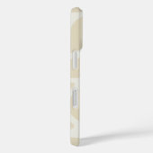 Beige Creme einfaches organisches Muster Case-Mate iPhone Hülle (Rückseite / Rechts)
