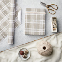 Beige Creme Neutrales Fensterpaneel Leinen Karomus