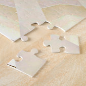 Beige Creme Wirbel Puzzle (Seite)