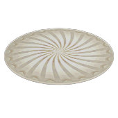 Beige Creme Wirbel Schneidbrett Schneidebrett (Ecke)