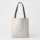 Beige-Creme-Wirbel-Tasche Tasche (Vorderseite)