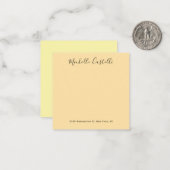 Beige Cremefarbe Professionelle einzigartige Hands Mitteilungskarte (Vorderseite/Rückseite Beispiel)