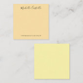Beige Cremefarbe Professionelle einzigartige Hands Mitteilungskarte (Vorne/Hinten)