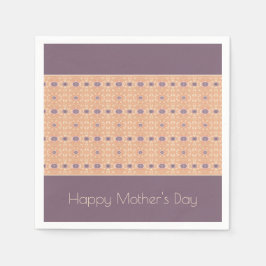 Beige Dainty Gemustert Serviette