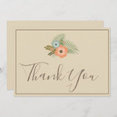 Beige danke Ihnen für Ihre schöne Blumenpracht (Vorne/Hinten)