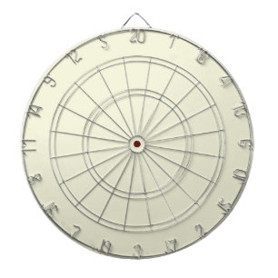 Beige Dartboard mit Darts Dartscheibe