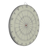 Beige Dartboard mit Darts Dartscheibe (Vorderseite Links)