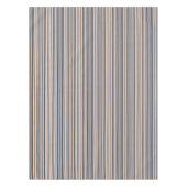 Beige/Deep Blue Stilvolle Streifenmuster Tischdecke (Vorderseite)