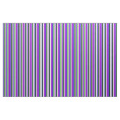 Beige, dunkle Violette, blau, hellgrün und schwarz Stoff (Fat Quarter (45,7 x 55,9 cm))