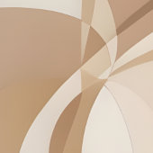 Beige dynamische Abstrakte Formulare Poster