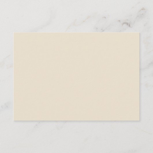 Beige Earthy Blooms QR Code UAwg Online-Hochzeit Begleitkarte (Rückseite)