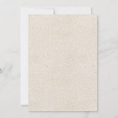 Beige Elegance Lace Wedding Einladung (Rückseite)