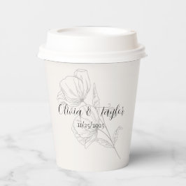 Beige Elegance Pappbecher