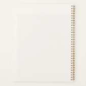 Beige Elegance Wedding Planer (Rückseite)