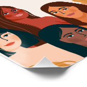Beige Elegant Internationaler Frauentag 2025 Poster (Ecke)