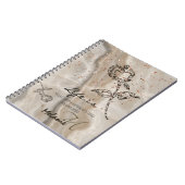 Beige Elegant Notizblock (Linke Seite)