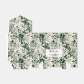 Beige Elfenbeinblütenhochzeit Geschenkschachtel (Ungefaltet)