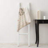 Beige Erntedank Pumpkins und Squash Sherpadecke (Beispiel)