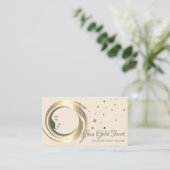 Beige Ex Lover Tarot Reader Visitenkarte (Stehend Vorderseite)