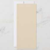 Beige-Farbchip-Haus-Einweihungsparty-Einladung (Rückseite)