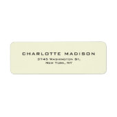 Beige Farbe Elegant Schlicht Modernes Minimalistis (Vorne)