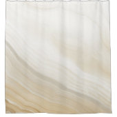 Beige Farbtöne des Duschvorhangs aus Marmor Duschvorhang (Vorderseite)