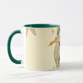 Beige Fee Moth, Mystische Grafik Tasse (Links)
