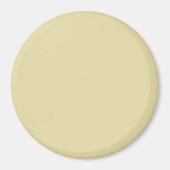 Beige (feste Farbe) Magnet (Vorne)