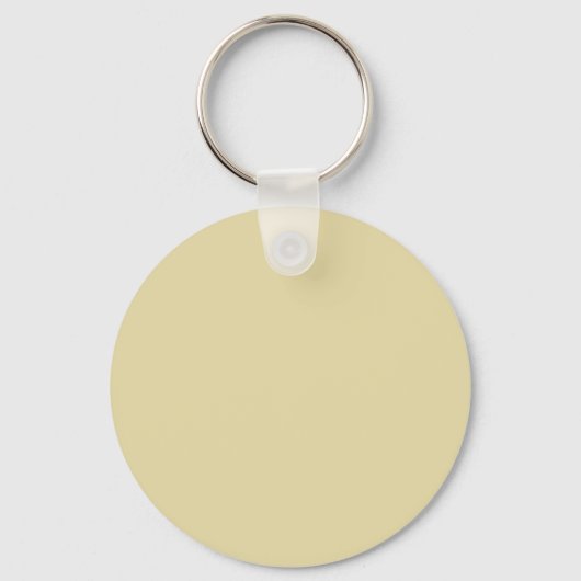 Beige (feste Farbe) Schlüsselanhänger (Vorderseite)