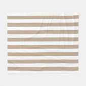 Beige Fleecedecke (Vorderseite (Horizontal))