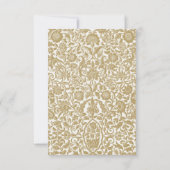 Beige Floral Surprise Retirement Party 2025 Dankeskarte (Rückseite)