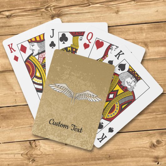 Beige Flüge Spielkarten