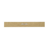Beige Flügel Einladungsbanderole (Flach)