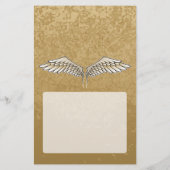 Beige Flügel Flyer (Hinten)
