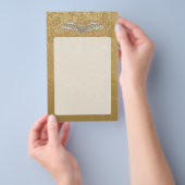 Beige Flügel Flyer (Handgriff)