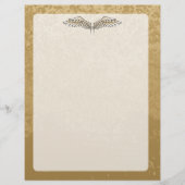 Beige Flügel Flyer (Vorne)