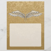 Beige Flügel Flyer (Hinten)