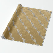 Beige Flügel Geschenkpapier (Ungerollt)