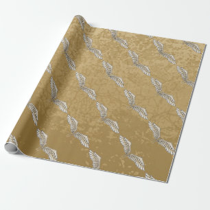 Beige Flügel Geschenkpapier