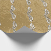 Beige Flügel Geschenkpapier (Ecke)