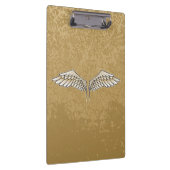 Beige Flügel Klemmbrett (Rechts)