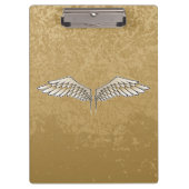 Beige Flügel Klemmbrett (Vorderseite)