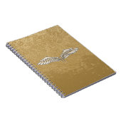 Beige Flügel Notizblock (Rechte Seite)