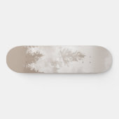 Beige Forest Dream 1 #art #travel Skateboard (Horizontal)